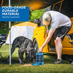 Dog Travel Water Bottle 74oz Large Capacity - Portable Pet Water Bottle with Detachable Drinking Bowl, Leak-Proof Design for Hiking Camping Dog Park, Suitable for Large Medium Small Dogs Outdoor Adventures