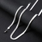 8pcs Men's Stainless Steel Necklace Set – Cuban Chain & Twisted Chain Hip Hop Street Style, Durable Fashion Chains for Men, Perfect Gift for Boyfriend, Son, Father's Day & Birthday