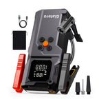 10000A Jump Starter with Air Compressor 160 PSI, Portable Car Battery Jump Starter Pack for Gas & Diesel Engines, USB-C QC 3.0 Fast Charge, Large Display, 3-Mode LED Flashlight, Jumper Cables Included – Giatero Q27