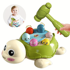 Toddler Hammer Toy Turtle Shape Sorter – Educational Colorful Pounding Bench for Kids, Shape Sorting Learning Game, Perfect Christmas Halloween Thanksgiving Gift for Boys & Girls 18M+