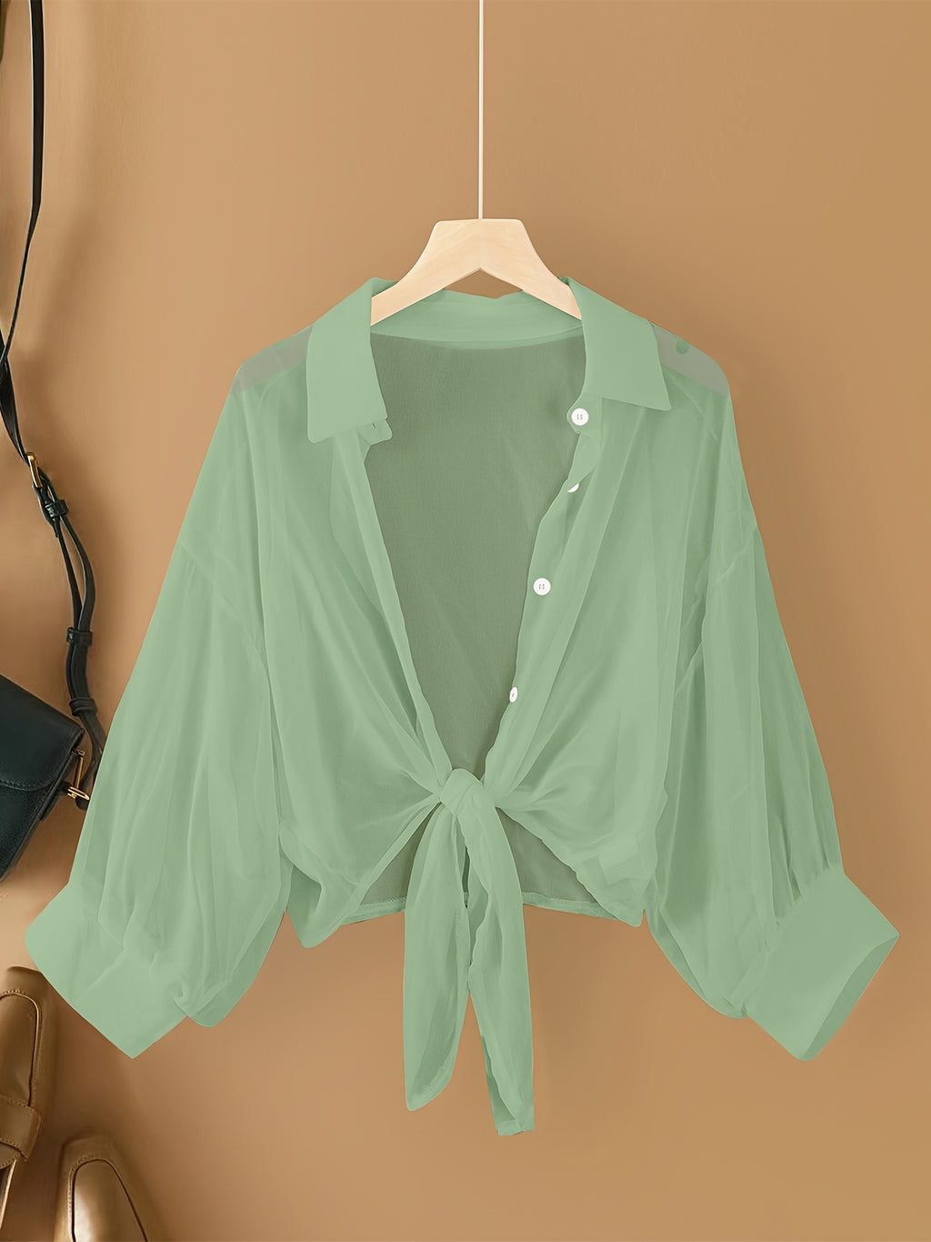 Women's Chiffon Cardigan Short Lightweight Summer Cover Up Casual Open Front Kimono Shirt Top for Women S M L XL XXL