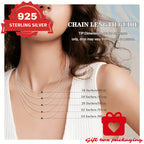 925 Sterling Silver Snake Chain Necklace Handmade for Men & Women – Dainty Serpentine Link, Gift Box Included, 18–24 Inch, Perfect Birthday, Christmas & Valentine’s Day Gift (6.25g)