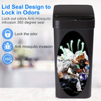 Automatic Touchless Trash Can 2 Pack – 4 Gallon & 2.8 Gallon Motion Sensor Trash Bin with Lid, Slim Smart Garbage Can for Bathroom, Bedroom, Office, Kitchen, Living Room
