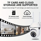 WiFi Security Camera 2-Pack 3MP Full HD - Night Vision, 2-Way Audio, Motion Detection & Real-Time Alerts, IP54 Waterproof Indoor Outdoor Surveillance Camera with App Remote Access & USB