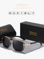 Retro Pilot Polarized Sunglasses Unisex Metal TR90 Frame UV Protection Aviator Style Driving Fishing Outdoor 5 Colors