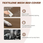 Cooling Elevated Dog Bed Raised Cot with Breathable Mesh and Metal Frame - Washable Portable Dog Cot with No-Slip Feet for Indoor and Outdoor Use, Multiple Sizes and Colors Available