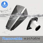 Cordless Handheld Vacuum Cleaner 5000Pa Strong Suction USB Rechargeable Portable Wireless Vacuum for Car Interior, Home, Office & Pet Hair – 40dB Low Noise, 2000mAh Battery, One-Click Dust Empty