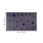 2-Pack Super Absorbent Microfiber Pet Towels for Dogs & Cats – Extra Large 20x40 Inch Quick-Dry Bath Towels with Cute Paw Print Design, Soft Post-Bath Drying Towel Set for Puppies and Kittens