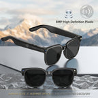AI Smart Glasses with Camera or Audio – Real-Time Translation 110+ Languages, HD Video Recording, AI Voice Control, HiFi Music & Calling, Photochromic Lenses, Sports Skiing Outdoor Wearable Tech