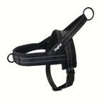 Reflective No-Pull Dog Harness - Adjustable Escape-Proof Vest for Small to Large Dogs, Front & Back Leash Clips, Padded Chest Plate, Easy Step-In Walking Harness