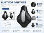 Electric Pelvic Floor Trainer – Cordless Kegel Cushion Device with 6 Vibration Modes for Pelvic Floor Exercises & Muscle Relaxation, Quiet Rechargeable Fitness Equipment for Men & Women at Home
