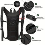 Hydration Backpack with 101oz Water Bladder Tactical Lightweight Hiking Pack Adjustable Straps Large Capacity for Hiking Biking Running Climbing Black Green
