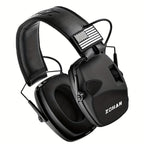 Electronic Shooting Ear Protection Earmuffs NRR 23dB – Noise Cancelling Hearing Protection with Sound Amplification, Adjustable Headband, ANSI Certified for Shooting, Hunting, Mowing & Industrial Use
