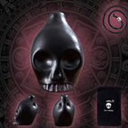 Aztec Death Whistle Handcrafted Ceramic Skull Musical Instrument Replica – Unique Gift for History Lovers, Collectors & Halloween Decor, No Batteries Required