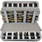 Knife Display Case 88 Slots Large Capacity Pocket Knife Storage Organizer for 66+ Folding Knives, Hard EVA Shell with Elastic Bands, 4 Slot Sizes, Smooth Zipper, Portable Carry Handle – EDC Knife Collector Case