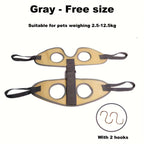 Cat Grooming Hammock for Nail Trimming & Medicine, Breathable Mesh Pet Restraint Hammock for Cats & Small Dogs, Adjustable Straps & Hooks, Cat Hammock for Grooming Care, Bathing & Summer Vet Visits