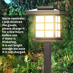 Solar Outdoor Lights LED Garden Path Lights IP44 Waterproof Landscape Lighting for Sidewalk Driveway Lawn Yard Courtyard – Warm White, Pack of 6, 12 or 24 – Christmas & Holiday Decor
