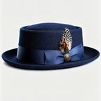 Adjustable Premium Wool Pork Pie Hat for Men Women – Lightweight Unisex Fedora Style, 5 Colors, Perfect for Parties, Weddings, Festivals, Christmas & Valentine's Day Gift