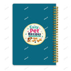 Homemade Pet Food Recipe Book - 30 Recipes Cat & Dog Cooking Plan with Meal Plan Pages, Shopping List & Feeding Log - DIY Pet Food Journal for Cats Dogs Puppies Kittens - Healthy Pet Diet Cookbook Gift