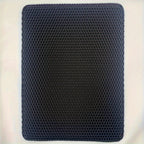 Honeycomb Double-Layer Cat Litter Mat 24x36 Inch – Urine-Proof Waterproof Scatter Trapping Washable Litter Box Mat for Indoor Cats, Reduces Mess & Easy to Clean, Black Dark Gray Light Gray