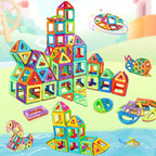 Magnetic Building Blocks 36 Piece Large STEM Construction Toy Set for Kids 3+ Boys Girls ABS Magnet Tiles Creative Learning Puzzle Hands-On Engineering Gift Random Color