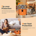 9000 BTU 2-in-1 Propane Camping Stove & Heater with Gas Hose & MAPP Converter – Adjustable Flame Portable Indoor Outdoor Gas Burner, Stainless Steel, 10.7x7 Inch Compact Design for Camping Cooking & Emergency Use