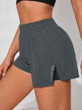 Women's Yoga Shorts with Pocket – Stretch Non-Sheer Sporty Casual Athletic Shorts for Workout Gym Running Spring Summer Fall