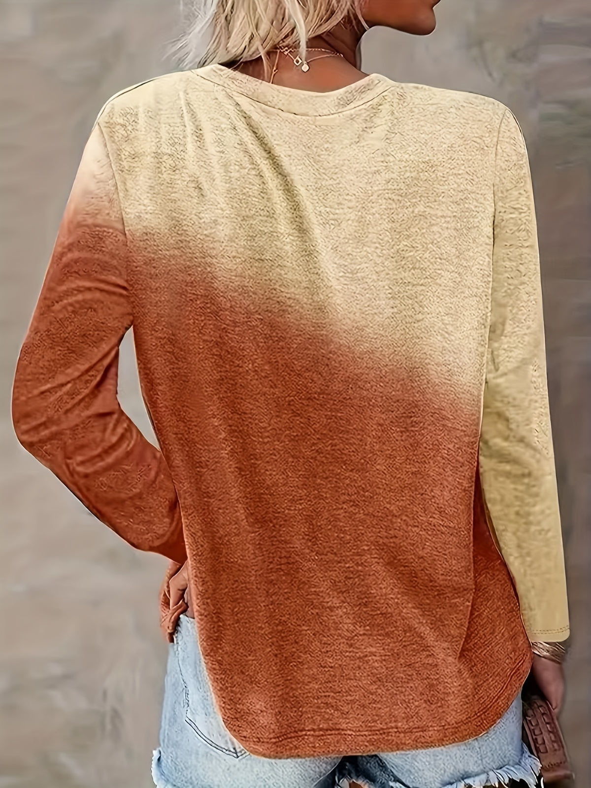 Heart Print Long Sleeve T-Shirt Women Casual Round Neck Pullover Top Loose Fit Fall Winter Shirt S M L XL XXL Mixed Colors US Ship