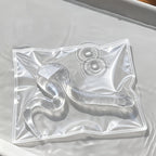 Squishy Snake Head Clip Fidget Pop Toy Transparent TPR Slow-Rising Stress Relief Sensory Toy Desktop Prank Novelty Gift for Kids Adults Ages 2+