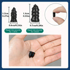 Mushroom Tire Repair Plugs 100-Pack Large & Small – Durable Rubber Tire Plug Kit for Cars, Motorcycles, Bicycles & Skateboards, Easy DIY Flat Tire Fix