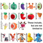 16-Piece Squeaky Plush Dog Toy Set – Cute Random Style Small Pet Plush Toys, No Battery Needed, Soft Squeaker Toys for Small Dogs to Chew & Play, Variety Pack Gift for Puppies & Small Pets