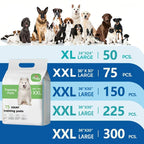 Extra Large Disposable Pet Training Pads 36x30 & 24x24 Inch - Super Absorbent Leak-Proof Anti-Slip Odor Control Puppy Pads - Dog Cat Potty Training Pads for Cages & Household Use - Thick Mattress Liner
