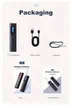 Hidden Camera Detector & Anti-Spy RF Signal Scanner – Portable Bug Sweeper for GPS Trackers, Wireless Eavesdropping Devices, Privacy Protection for Hotels, Cars, Homes, Offices & Travel
