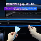 Car Interior LED Ambient Light Kit 7-Color RGB App Control with Music Sync Rhythm 3M Strip for Doors Console Dashboard – Wireless Car Atmosphere Lighting Underglow Accent Lights