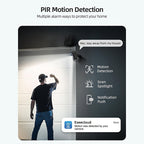 Solar Security Camera Outdoor Wireless WiFi – 1080P HD Night Vision, Dual Band 5G & 2.4GHz, IP66 Weatherproof, Motion Detection, App Remote Monitor, Indoor Outdoor Home Surveillance for Pets