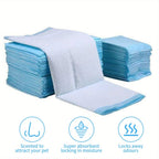 Extra Large Dog Pee Pads 6X Thicker Super Absorbent Leak-Proof Quick-Dry Puppy Training Pads Odor Control 28x34 Inch 50-200 Count Home Camping Pet Toilet