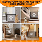Portable Folding Pet Gate Dog Safety Barrier Fence – Foldable Mesh Isolation Net for Indoor Doorways, Stairs & Rooms, Available in Small & Large Sizes