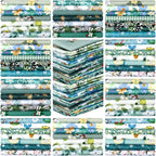 70pcs Precut Quilting Fabric Squares 10x10 Inch - Patchwork Fabric Bundle with Floral, Seasonal & Multicolor Patterns, Soft Washable Cotton Blend for Quilts, Crafts, Sewing, Holiday Decor & DIY Projects