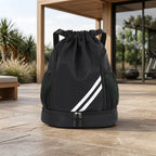 Lightweight Sports Drawstring Backpack for Men & Women | Gym Bag for Basketball Yoga Fitness | Spacious Polyester Shoulder Bag with Drawstring Closure & Inner Pouch | 6 Colors