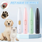 Professional Pet Paw Pad Hair Trimmer USB Rechargeable - Electric Grooming Clipper for Dog & Cat Paw Hair Removal, Precision Between-Toes Trimmer for Clean Paw Pads, Cordless & Quiet, 4 Colors