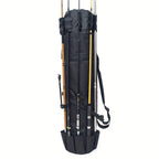 Fishing Rod Bag Large Capacity Folding Durable Fishing Gear Carrier Bag Multifunctional Rod Holder Case with Two Lead Weights Fits Multiple Rods Tackle Organizer for Freshwater Saltwater Fishing