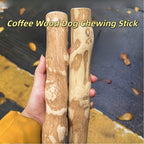 Natural Coffee Wood Dog Chew Stick Reduces Tartar Relieves Anxiety Prevents Destructive Chewing Protects Furniture Long-Lasting Safe Chew Toy for Dogs 8.3 Inch