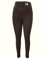 Women's Fleece Lined Leggings High Waist Thermal - Warm Stretchy Winter Pants Black Navy, Soft Snug Fit Jegging Style Cold Weather Leggings S-XL