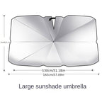 Car Windshield Sunshade Foldable - UV Blocking Heat Insulation Sun Shade for Car Front Window, Portable Summer Car Cooling Accessory Keeps Interior Cool, Easy Fold & Store Design
