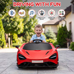 Kids Electric Ride-On Car Toy for Toddlers Ages 3-5 - Battery Powered Vehicle with 3 Speed Settings, Parental Remote Control, Suspension System & LED Lights | Birthday Christmas Gift for Boys & Girls