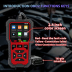 V539 OBD2 Scanner – Full Engine Code Reader with 6 Reset Modes, Battery Voltage Test, Reads & Clears Codes Without Battery – Compatible with All OBD2/EOBD Vehicles 1996 & Newer