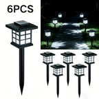 Solar Outdoor Lights LED Garden Path Lights IP44 Waterproof Landscape Lighting for Sidewalk Driveway Lawn Yard Courtyard – Warm White, Pack of 6, 12 or 24 – Christmas & Holiday Decor
