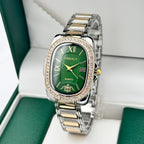 Women's Elegant Oval Dial Quartz Watch with Roman Numerals – Classic Analog Dress Watch with Alloy Band in 7 Colors, Perfect Gift for Women, Birthday, Anniversary & Holiday