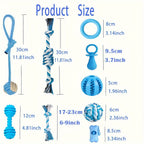 Puppy Teething Toy Variety Pack – Assorted Chew Toys, Rope Toys, Squeaky Toys & Treat Balls for Small & Medium Dogs, Perfect Christmas, Halloween & Birthday Gift for Puppies