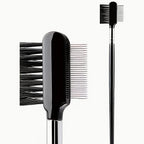 Pet Eye Tear Stain Remover Comb - Double-Sided Eye Grooming Brush for Removing Crust Mucus and Tear Stains, Eye Care Tool for Small Cats and Dogs, Pet Grooming Accessories, Black